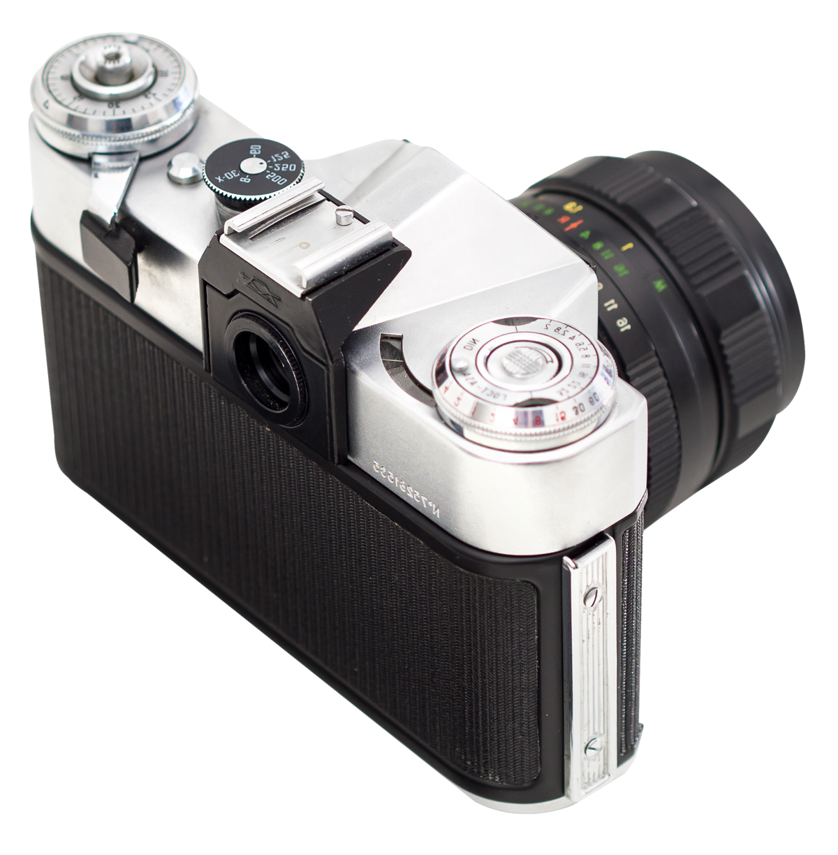 Silver Vintage Rangefinder Camera With Retro Metal Finish Camera Equipment PNG Image