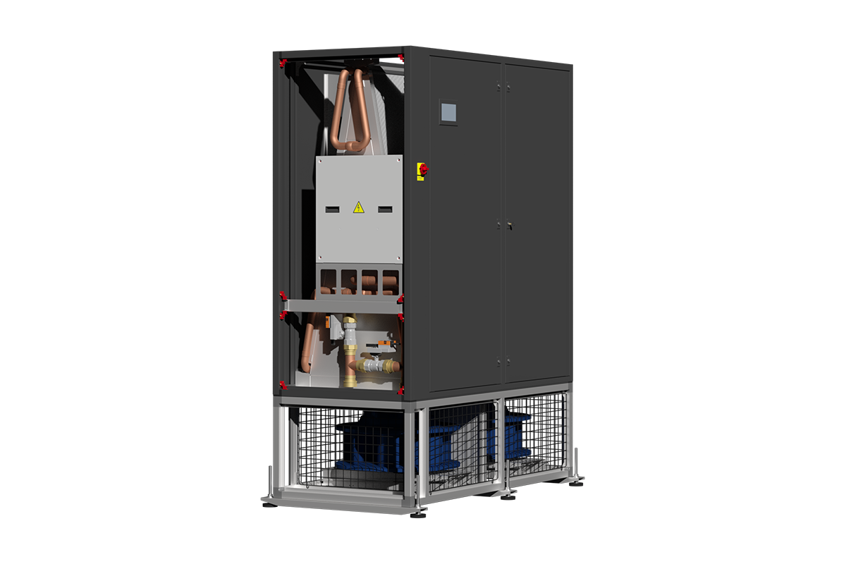 Cutaway Diagram Of Vertical Floor Standing Air Conditioner Cabinet Air Conditioner Transparent PNG