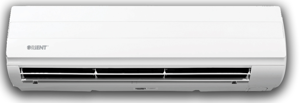 White Wall Mounted Mini Split Air Conditioner With Angled Side View High Resolution Transparent PNG Image