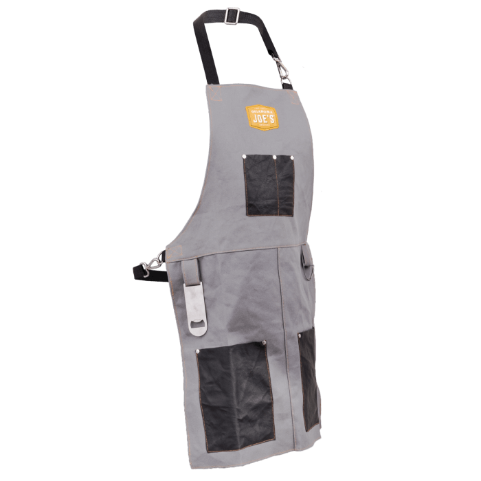 Gray Construction Work Apron With Tool Pockets And Shoulder Straps Isolated Transparent PNG Image