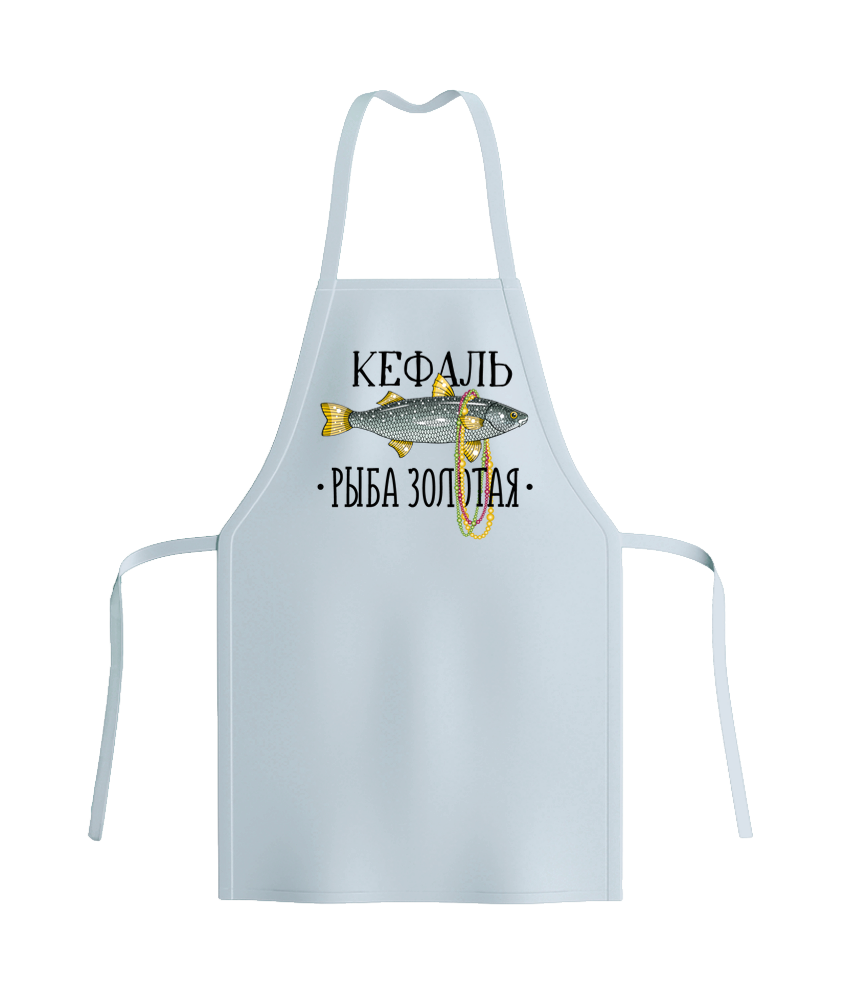 White Branded Cooking Apron Displayed On Invisible Mannequin Transparent PNG Clipart