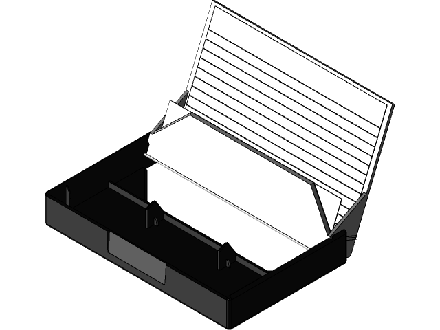 Open Cassette Storage Case With Audio Tape And Inner Spool Detail Isolated Cassette PNG Image