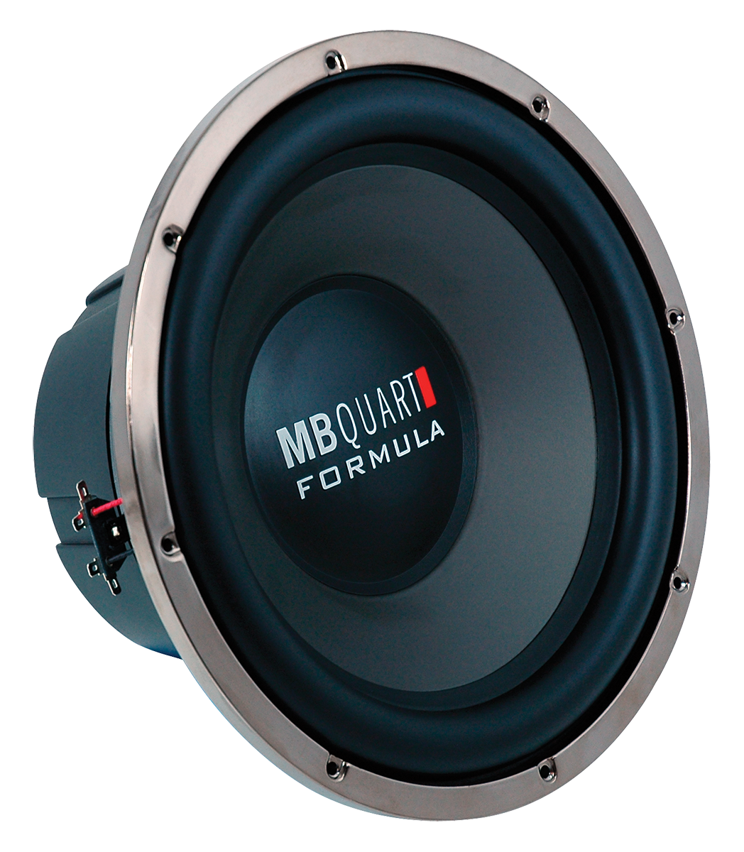 Blue Car Subwoofer Speaker Driver With Large Cone And Surround Transparent Background PNG Image