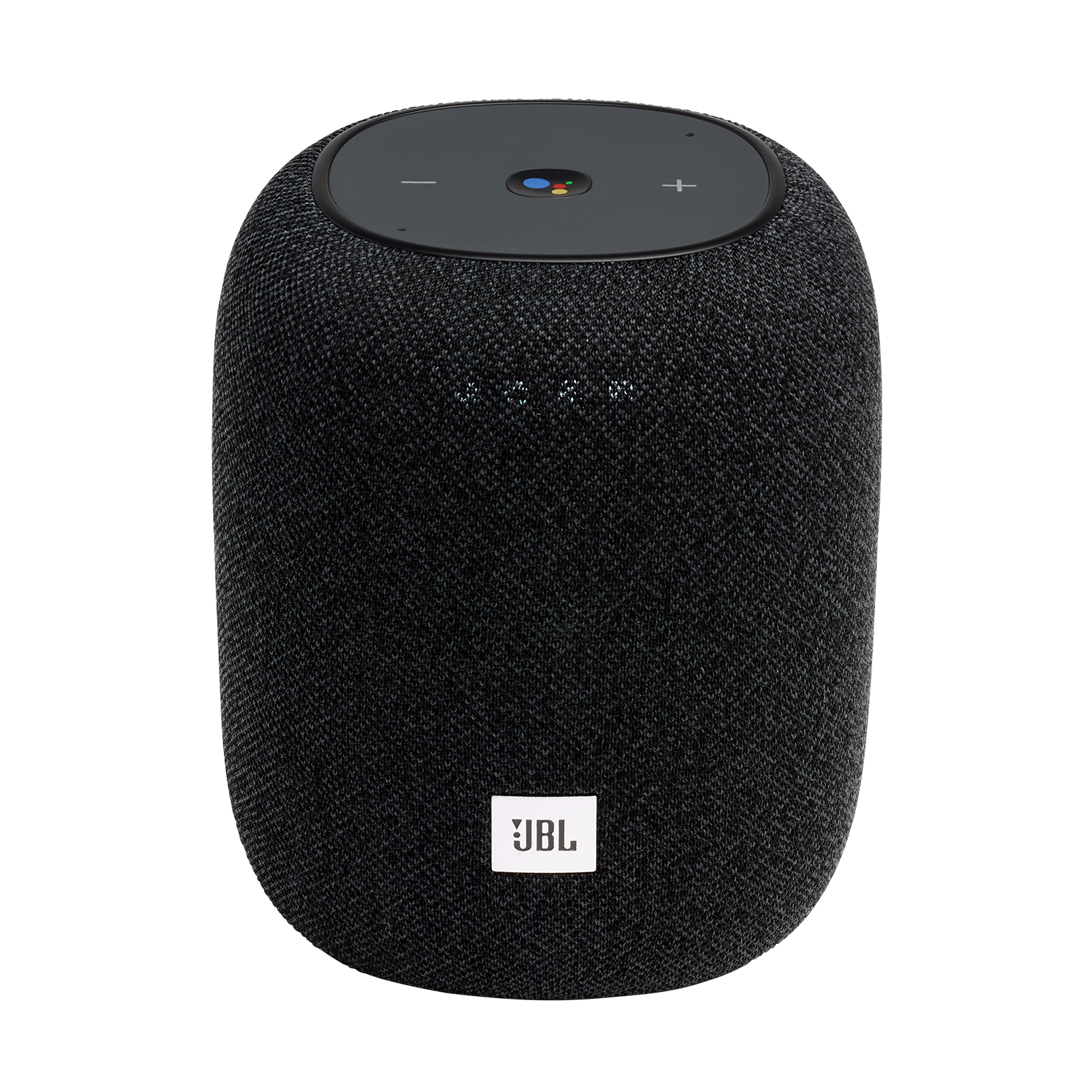 Compact Black Wireless Smart Speaker With Cylindrical Mesh Cover Audio Equipment Transparent PNG
