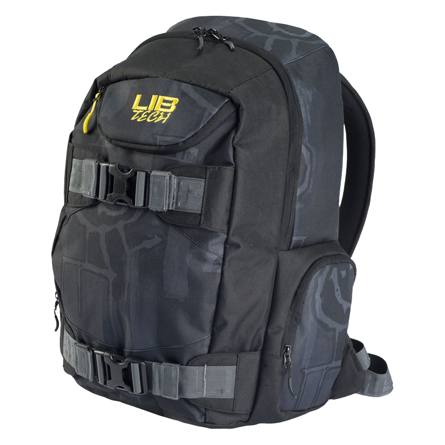 Black Military Style Backpack With Durable Fabric And Utility Straps Backpack PNG Graphic