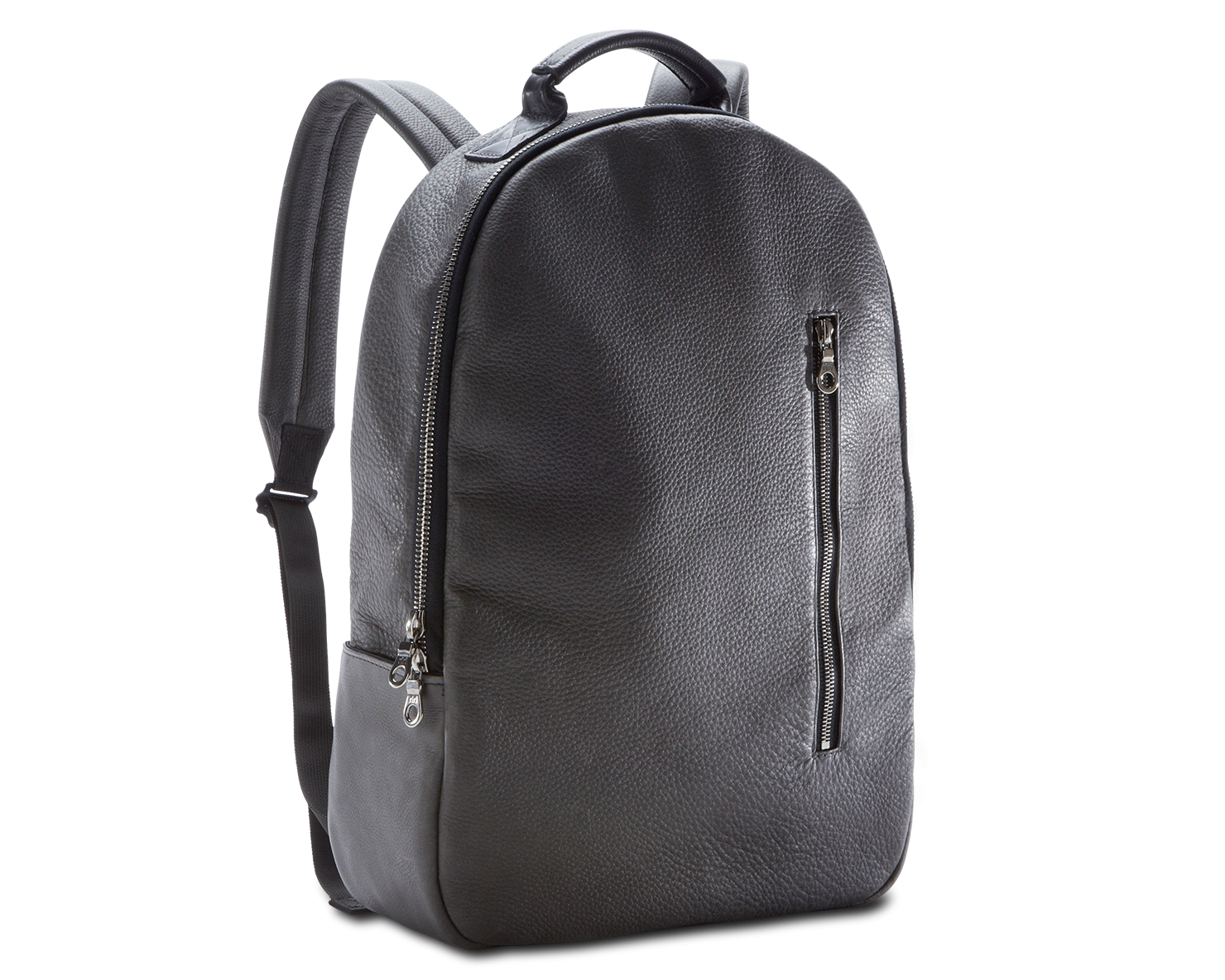 Black Urban Laptop Backpack With Minimal Shape And Multiple Compartments Travel Bag Transparent PNG