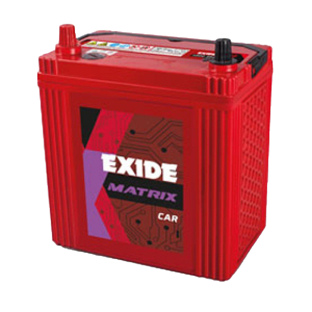 Red Exide Automotive Battery With Black Top And Carry Handle Battery Transparent PNG