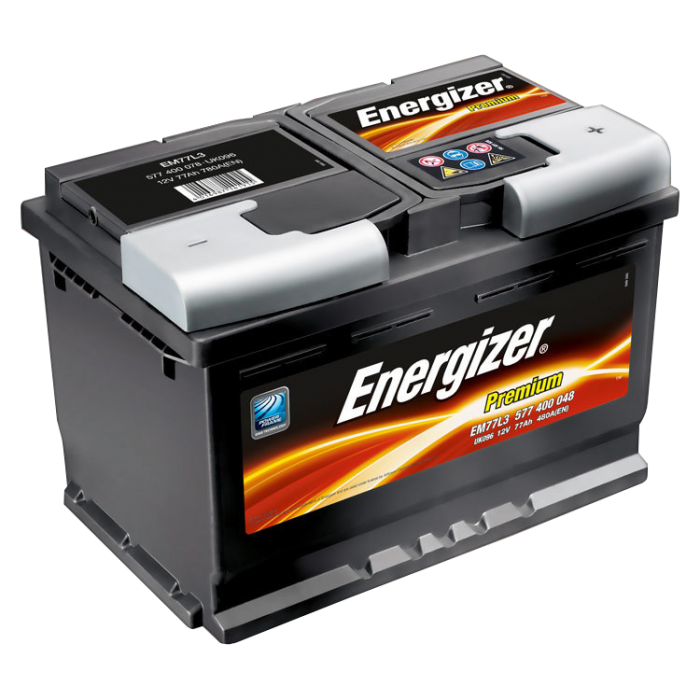 Black Energizer Car Battery With Silver Orange And White Product Label Transparent PNG Clipart