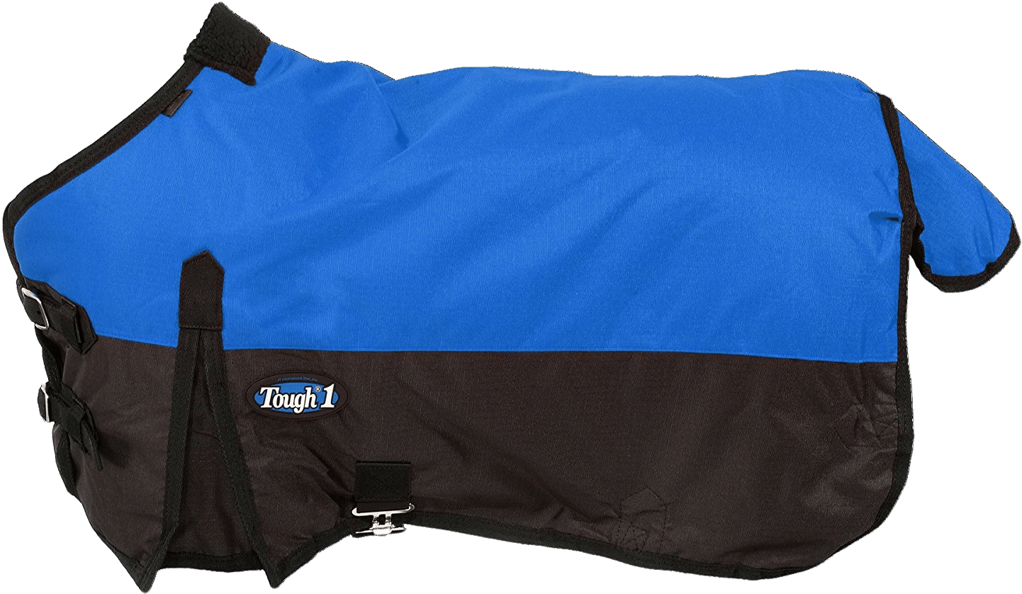 Blue Portable Camping Blanket Folded Inside Black Travel Carry Bag Blanket Transparent PNG