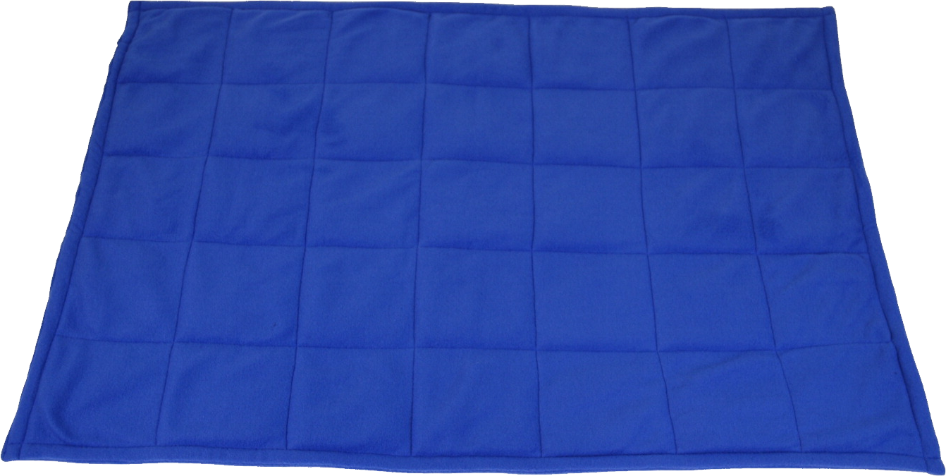 Bright Blue Quilted Bed Blanket With Even Square Stitching Blanket Transparent PNG
