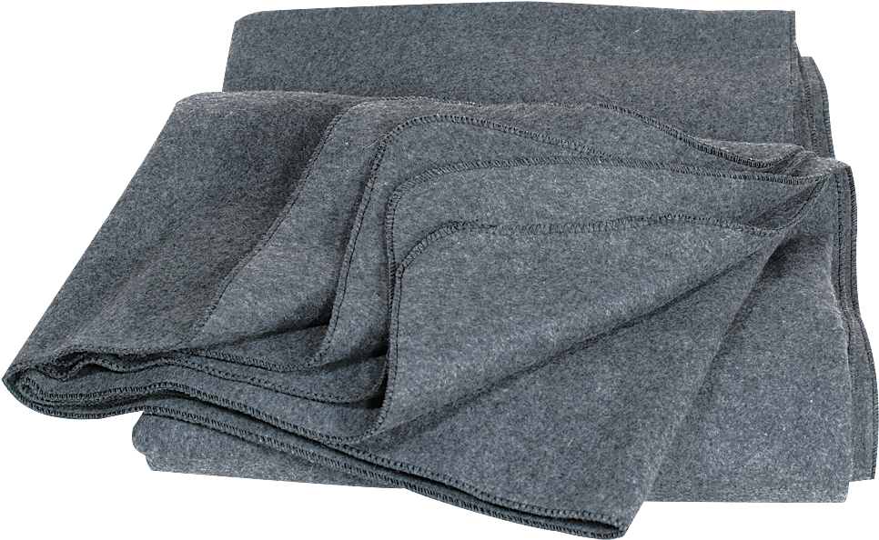 Folded Heather Gray Knit Throw Blanket With Soft Woven Texture Blanket Transparent PNG