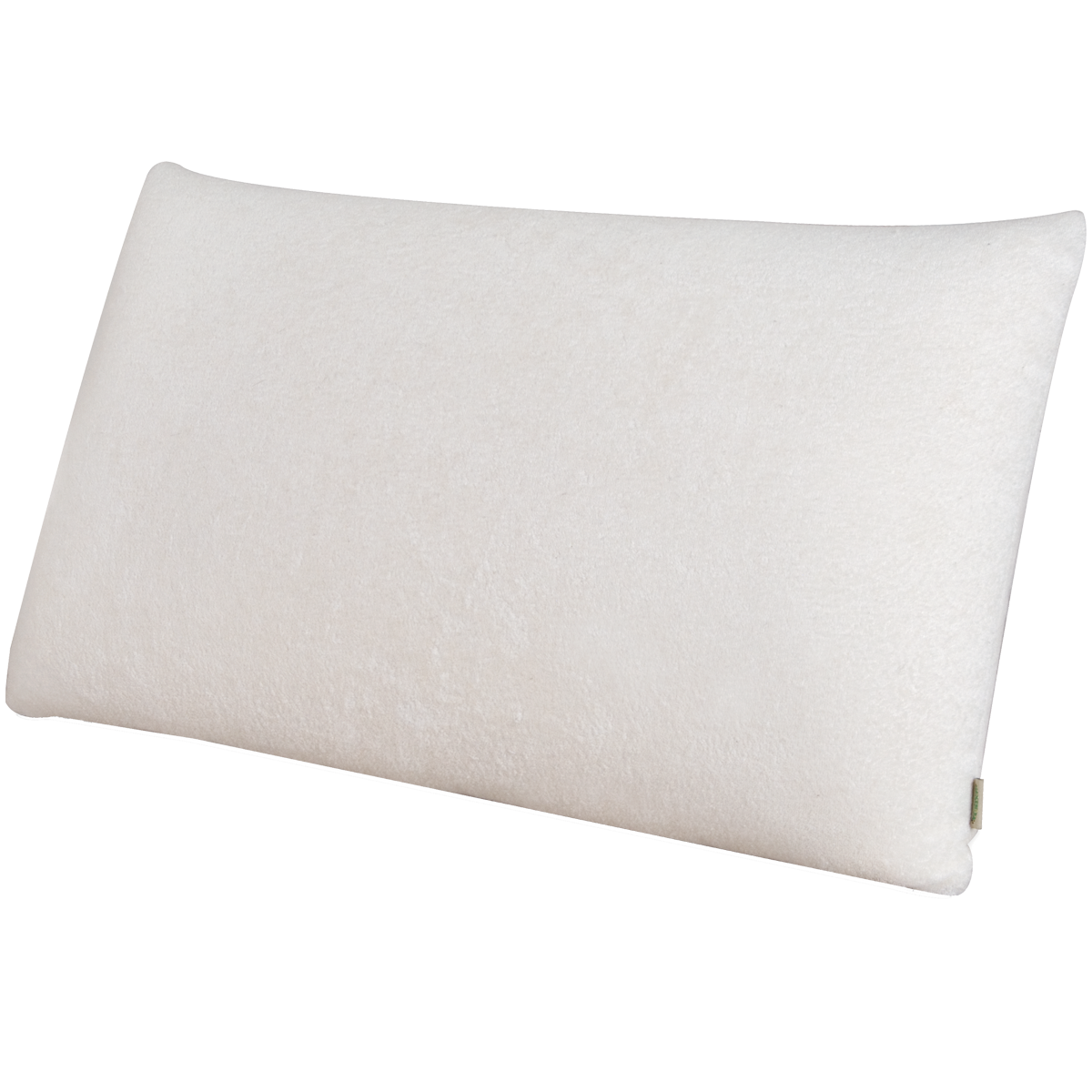 White Bed Pillow Cushion With Subtle Fabric Texture And Rounded Shape Cozy Throw Transparent PNG