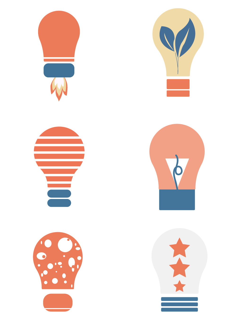 Colorful Collection Of Vintage Light Bulb Illustrations And Icons Lamp And Lighting Transparent PNG