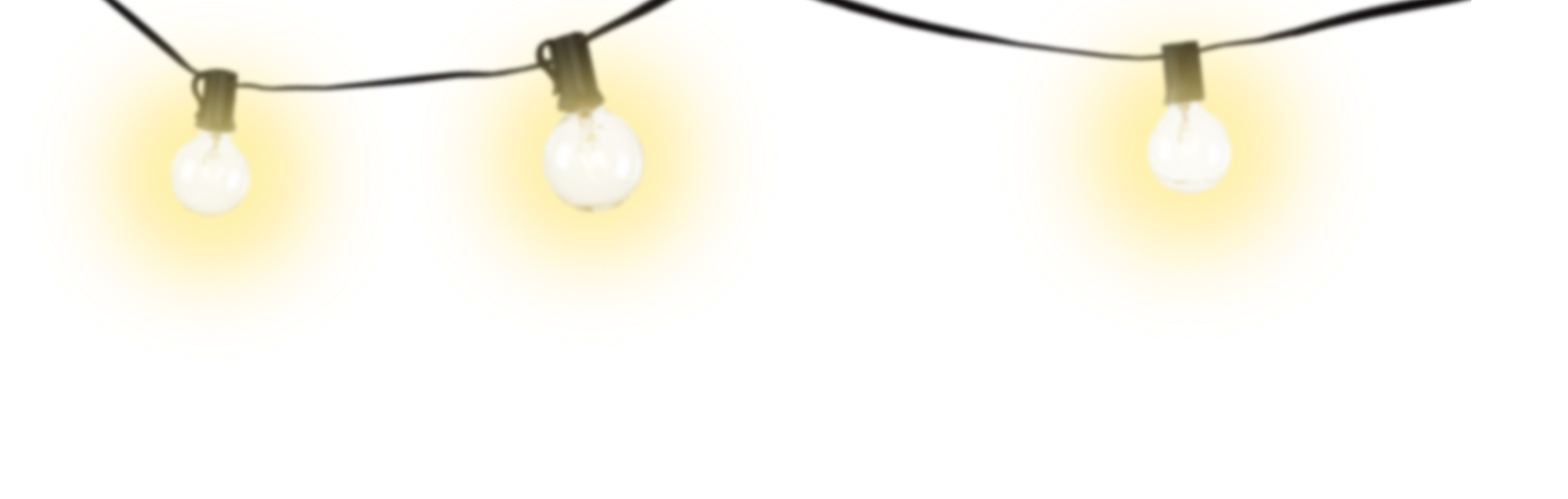 Warm White Decorative Bulb String With Hanging Socket Lights Transparent PNG Clipart