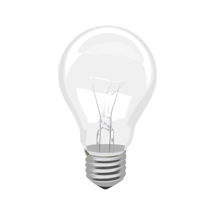 Soft White Incandescent Light Bulb With Clear Glass And Metal Base Light Bulb Transparent PNG