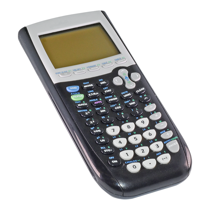 Black Scientific Pocket Calculator With Long Display And Function Pad Calculator Transparent PNG