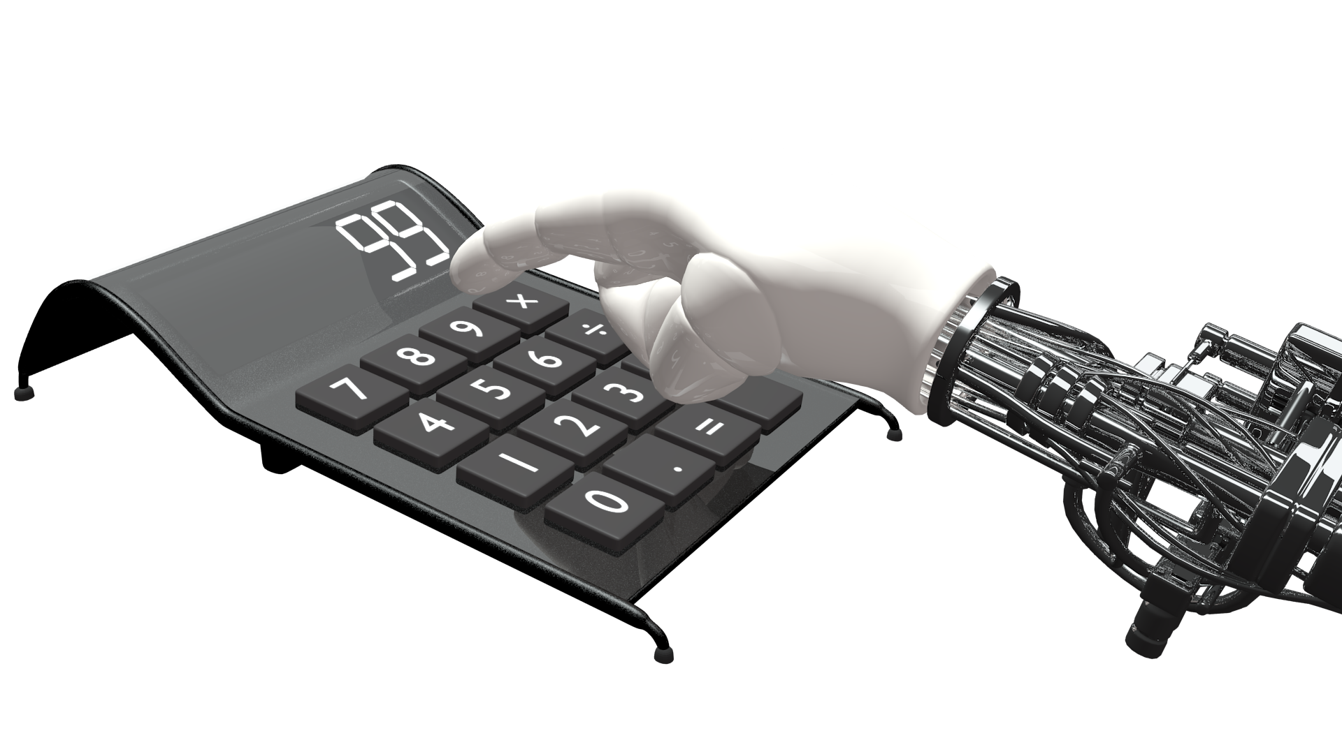 Exploded View Illustration Of A Desktop Calculator And Internal Components High Resolution Transparent PNG Image