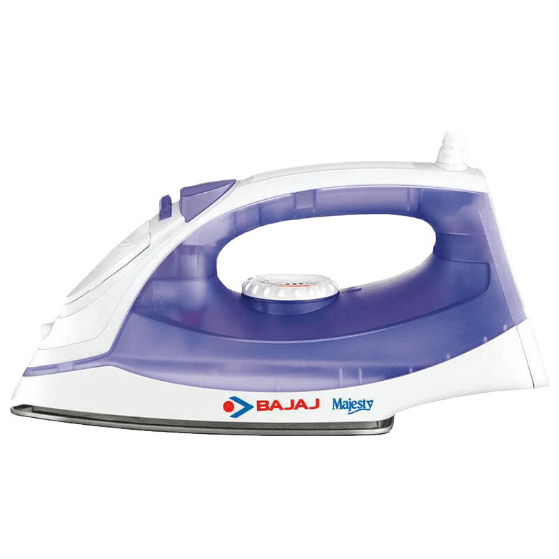 Purple And Black Steam Iron With Magenta Trim PNG Image With Transparent Background