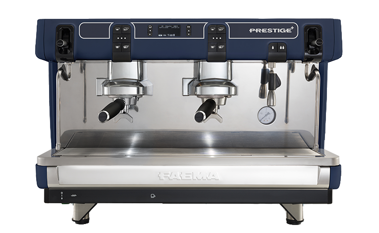 Blue And Stainless Steel Commercial Espresso Machine Transparent PNG Image For Creative Projects
