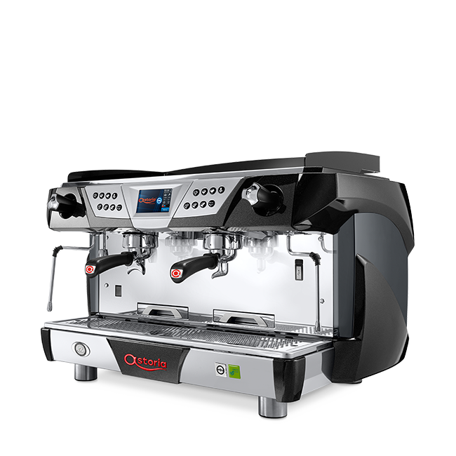 Stainless Steel Commercial Espresso Maker With Side Controls Transparent Background Appliance PNG