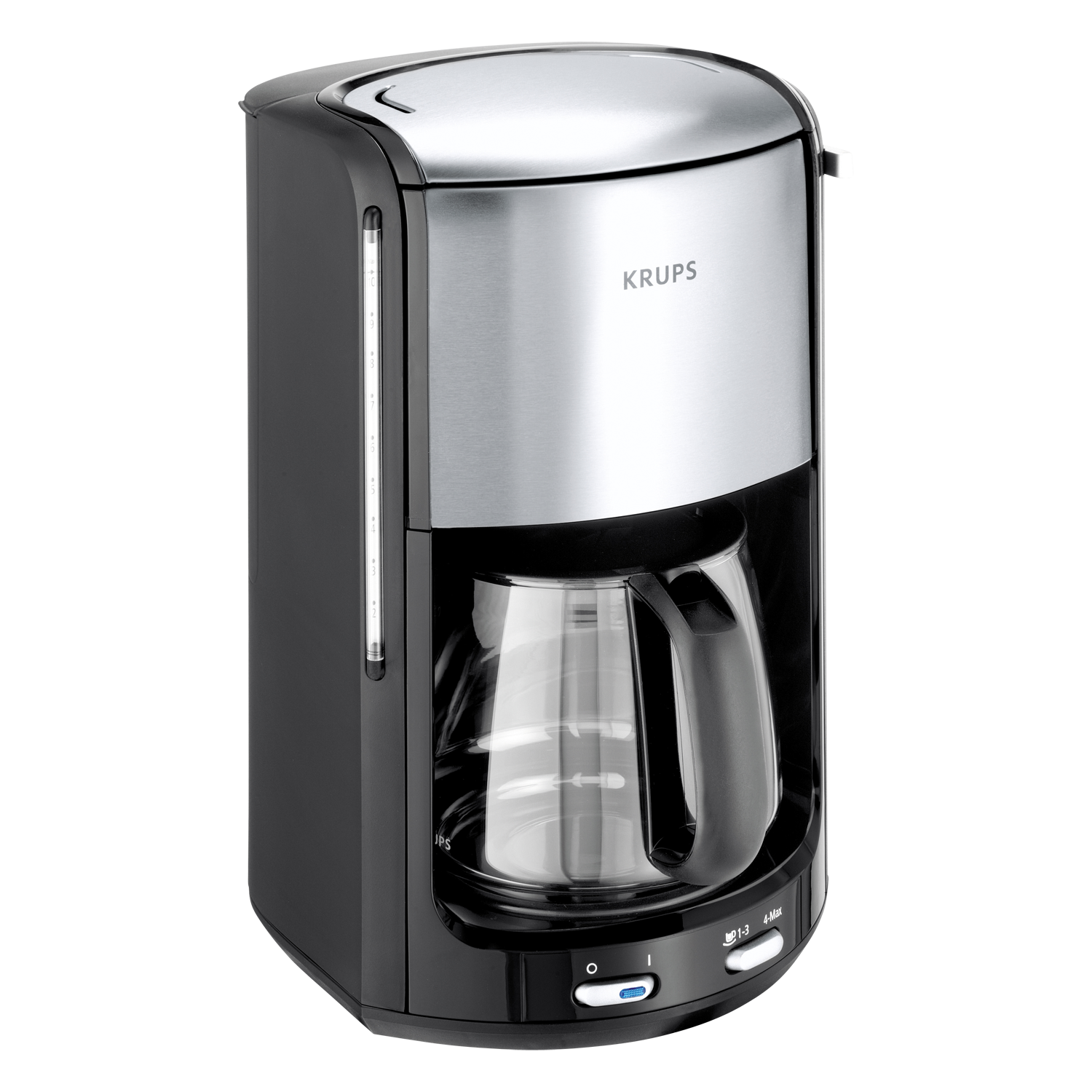 Tall Silver Drip Coffee Machine With Glass Coffee Pot Transparent PNG Image For Creative Projects