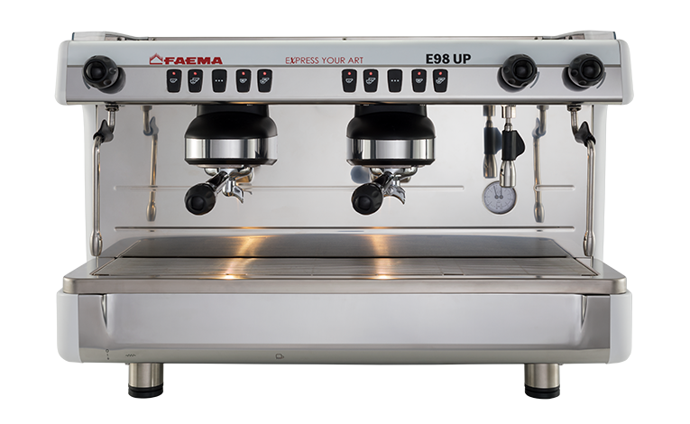 Wide Silver Commercial Espresso Maker With Twin Group Heads Transparent PNG Image For Creative Projects