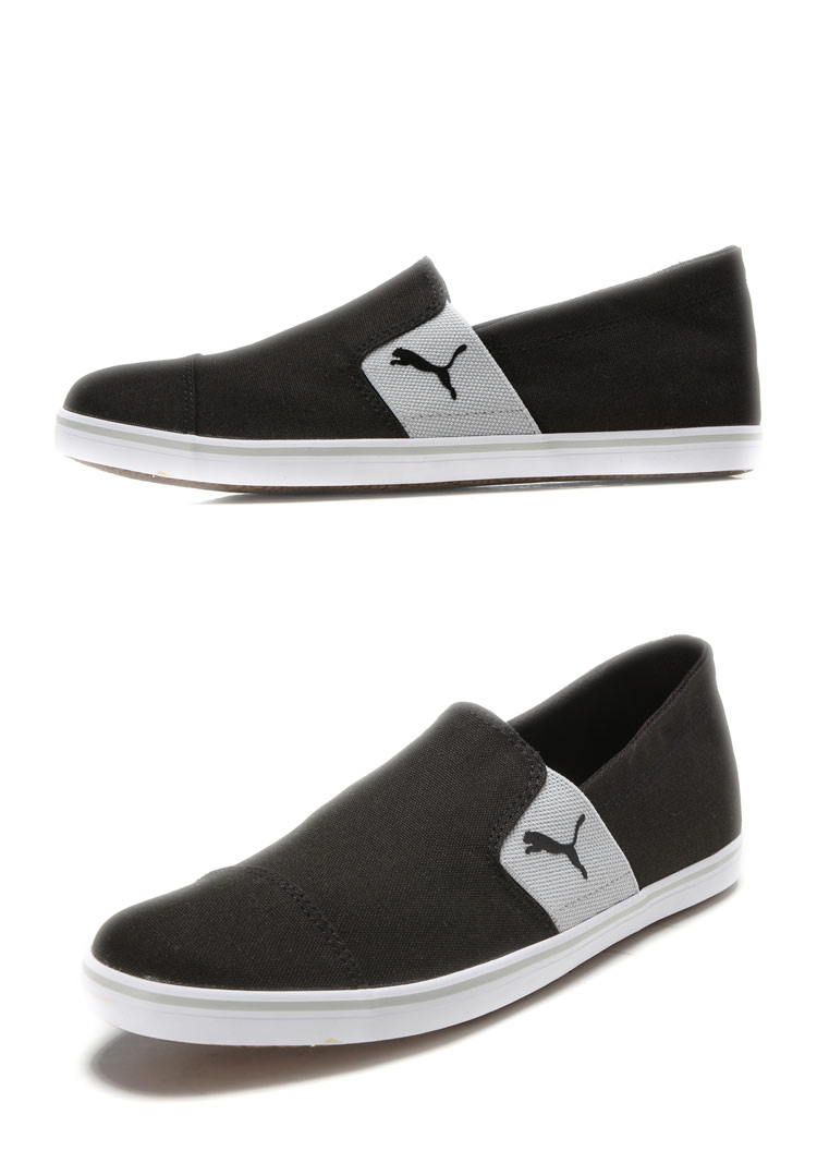 Black Converse Canvas Slip On Shoe Side View Transparent Background Sneaker PNG