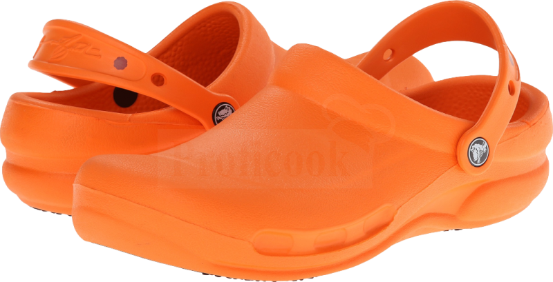 Orange Crocs Classic Clog Side View PNG Shoe Image For Design