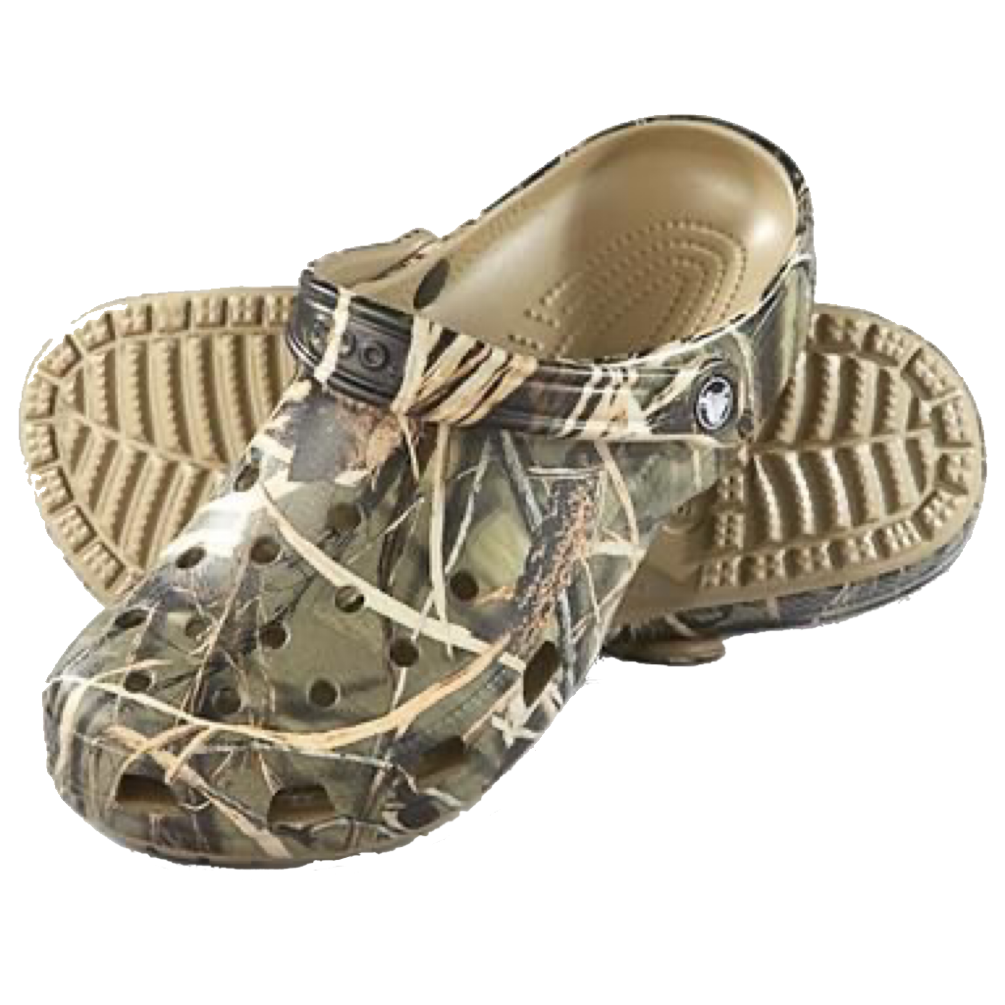 Camouflage Outdoor Sandals With Adjustable Straps And Rugged Soles Transparent PNG Image For Creative Projects