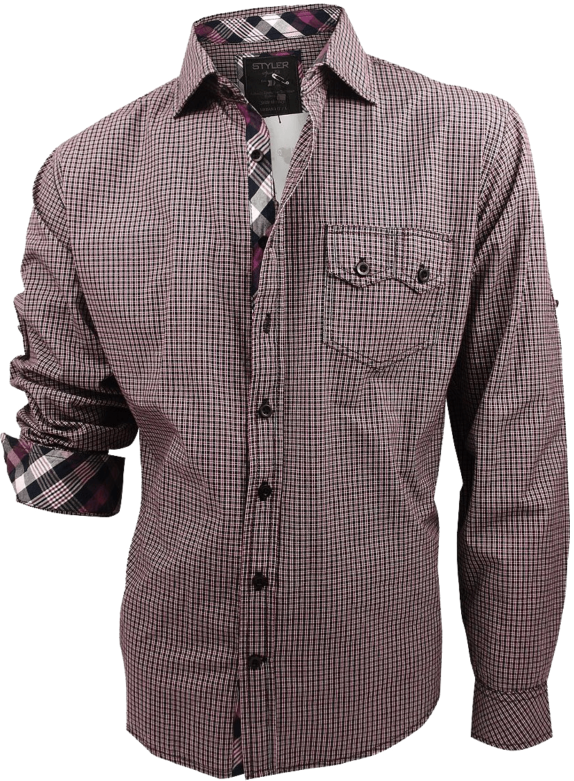 Taupe Brown Casual Button Down Shirt With Chest Pockets Fashion Image PNG With Clear Background