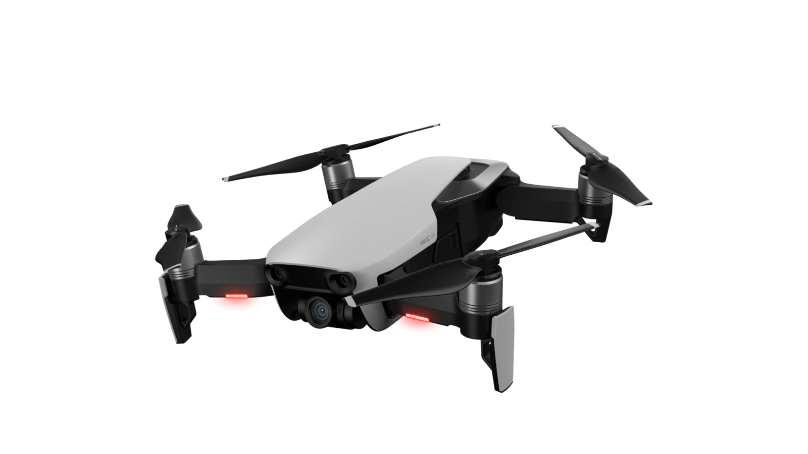 Black And Silver Camera Drone With Foldable Arms PNG Drone Image For Design