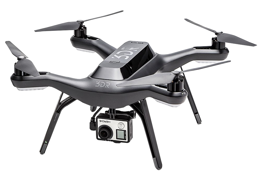 Black Consumer Drone With High Resolution Camera Transparent PNG Clipart