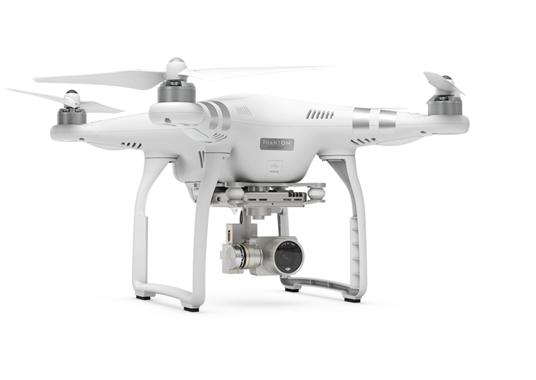 Black Professional Camera Drone With Extended Arms PNG Drone Image For Design
