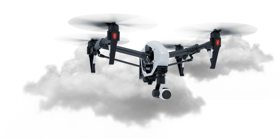 Camera Drone Flying Through Soft White Clouds PNG Drone Image For Design