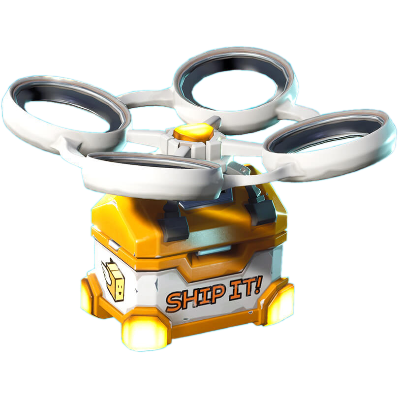 Colorful Mini Drone Toy With Camera And Yellow Frame Isolated Quadcopter PNG Artwork