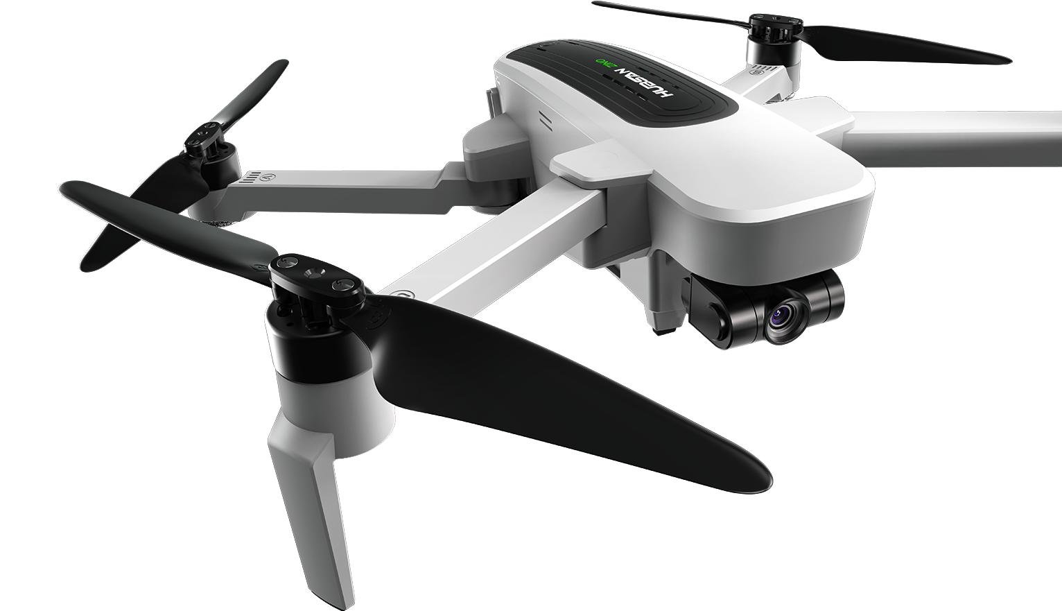 Gray Foldable Camera Drone With Front Sensors Technology PNG With Clear Background