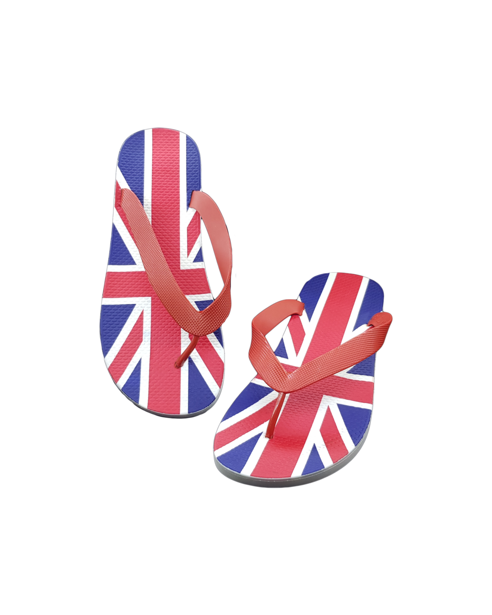Blue Union Jack Flag Pattern Flip Flops Pair Transparent Background Flip Flop PNG