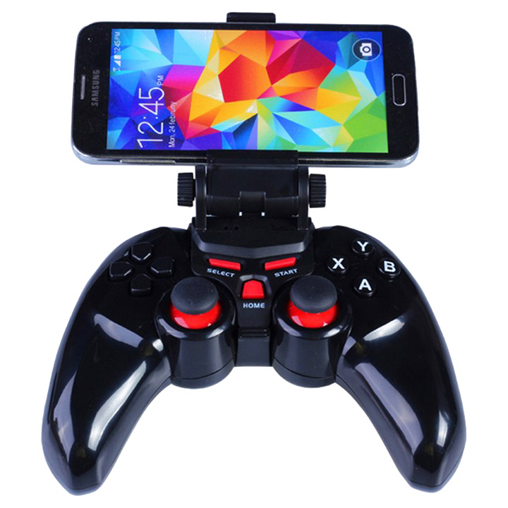 Smartphone Holder Attached To Black Mobile Gaming Controller High Resolution PNG Illustration