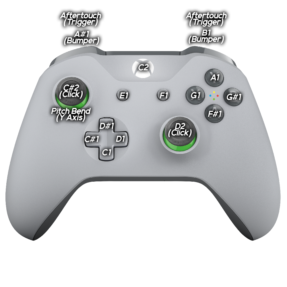 White Wireless Gamepad With Green Guide Button Transparent Background PNG Image