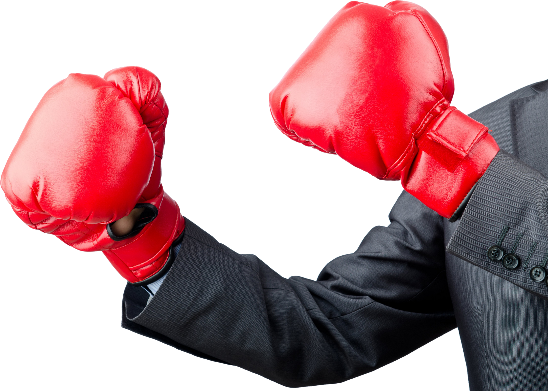 Boxer Wearing Red Gloves During Training Session Transparent PNG Image For Creative Projects