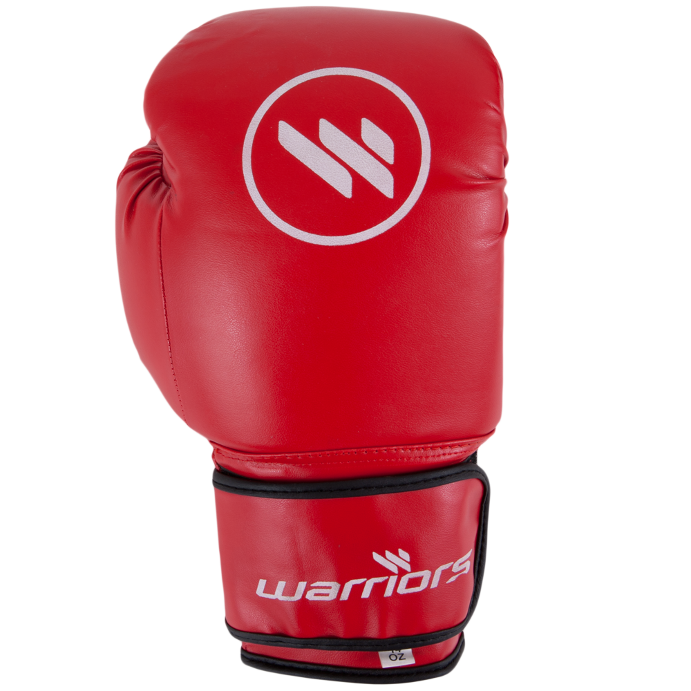Single Red Boxing Glove With White Brand Mark Protective Gear PNG With Clear Background