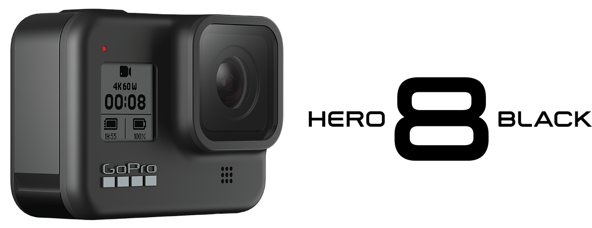 GoPro Hero Eight Black Action Camera With Product Label Transparent PNG Image For Creative Projects