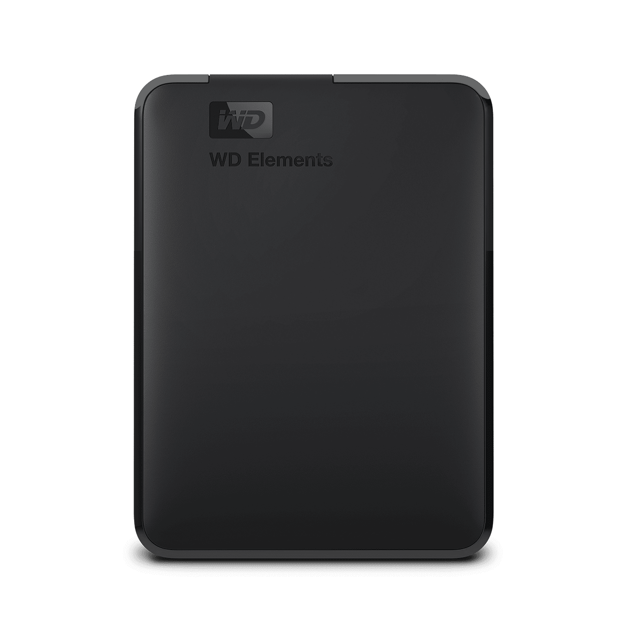 Black Compact External Hard Drive Enclosure Product Image Isolated Hard Disk PNG Artwork