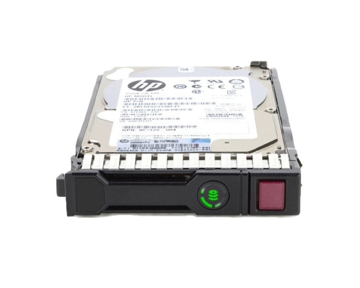 Hot Swap Server Hard Drive Tray With Green Status Button Isolated Transparent PNG Graphic