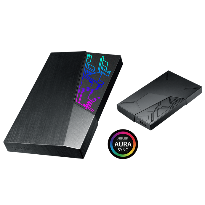 Portable External SSD Beside Internal Desktop Hard Drive PNG Image With Transparent Background