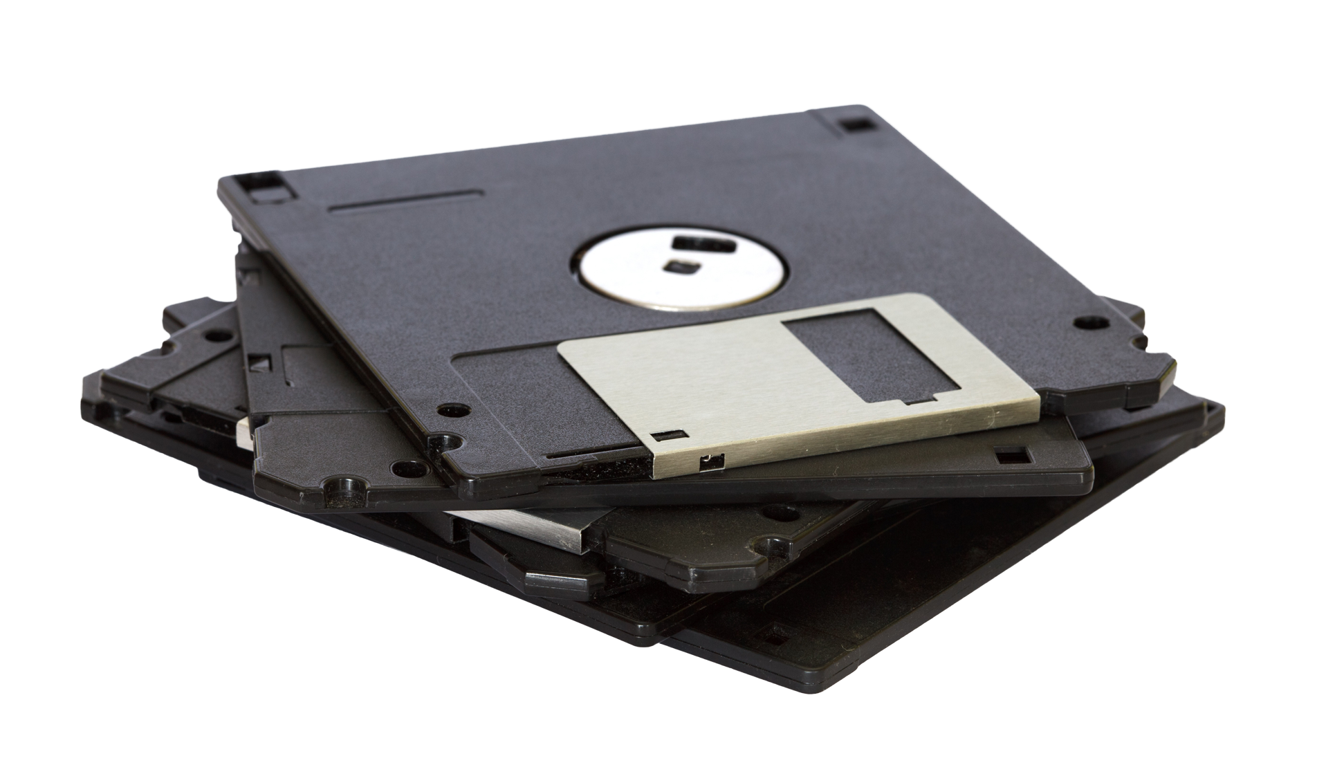 Stack Of Internal Hard Disk Drives With Visible Platters Transparent Background PNG Image