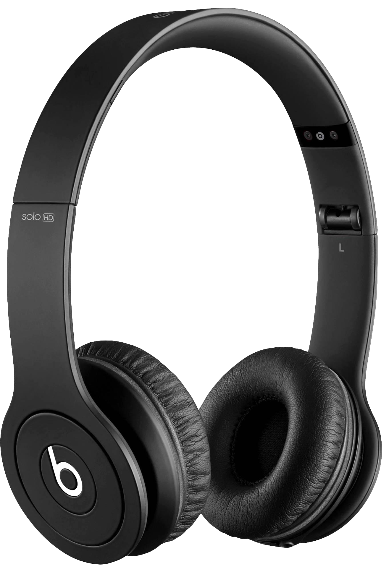 Black Wireless Headphones With Soft Padded Ear Cups PNG Headset Image For Design