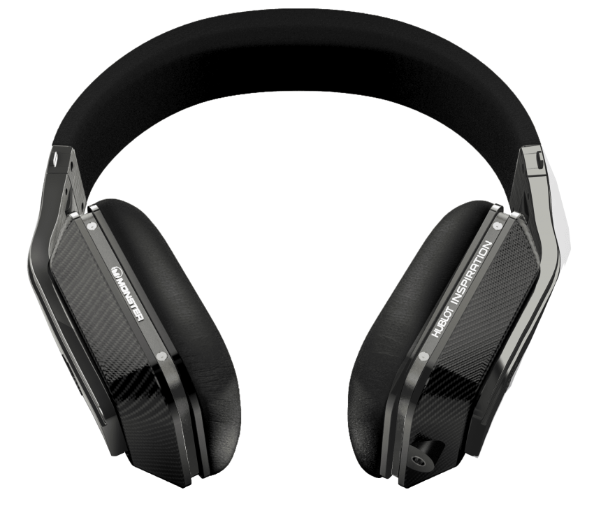 Black Wireless Over Ear Headphones With Foldable Ear Cups Isolated On Transparent Background