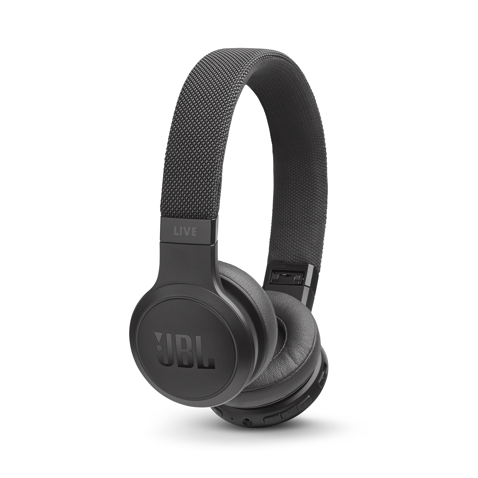 Black Wireless Over Ear Headphones With Simple Round Earcups Isolated Transparent PNG Graphic