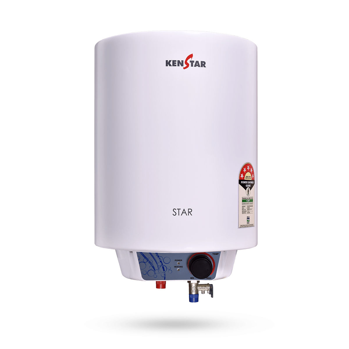 Lavender White Vertical Water Heater Tank Isolated Transparent Background PNG